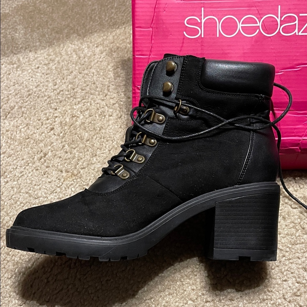 Shoe-dazzle Black Ankle Boots - Picture 5 of 9